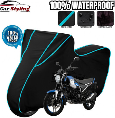 Car Styling Waterproof Two Wheeler Cover for Bajaj(Freedom, Green, Black)