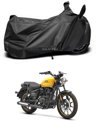 Duffel Two Wheeler Cover for Royal Enfield(Meteor, Black)