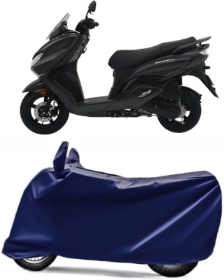 Swarish Two Wheeler Cover for Suzuki(Burgman Electric, Blue)