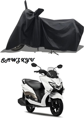 smwzxyu Two Wheeler Cover for Suzuki(Black)