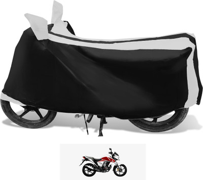Euro Care Waterproof Two Wheeler Cover for Honda(Unicorn Dazzler, White)