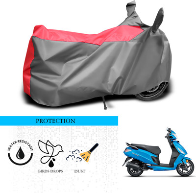 ANTHUB Waterproof Two Wheeler Cover for Hero(Dash, Grey, Red)