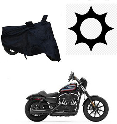 MMSSTAR Waterproof Two Wheeler Cover for Harley Davidson(XL 1200, Black)