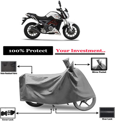 Amexride Two Wheeler Cover for Benelli(TNT 25, Grey)