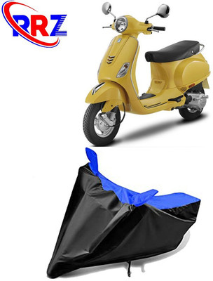 RRZ Waterproof Two Wheeler Cover for Vespa(Vespa LX, Black, Blue)