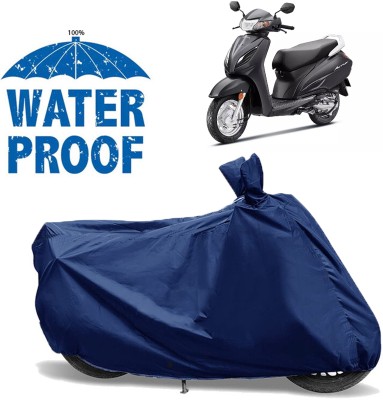 AutoGalaxy Waterproof Two Wheeler Cover for Honda(Activa i, Blue)