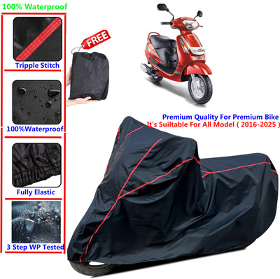 SThanaveX Waterproof Two Wheeler Cover for Mahindra(Duro DZ, Black)