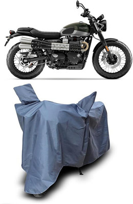 ZAQE Waterproof Two Wheeler Cover for Triumph(Street Scrambler, Grey)