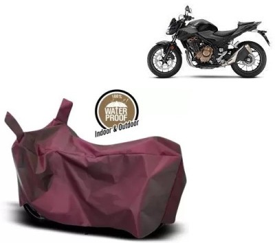 OliverX Waterproof Two Wheeler Cover for Honda(CBF, Maroon)