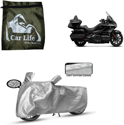 Car Life Two Wheeler Cover for Honda(Gold Wing, Silver)
