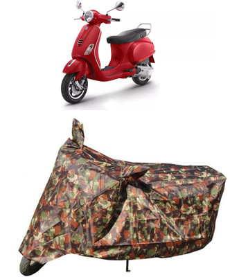 ABORDABLE Two Wheeler Cover for Vespa(VXL 125 BS6, Multicolor)