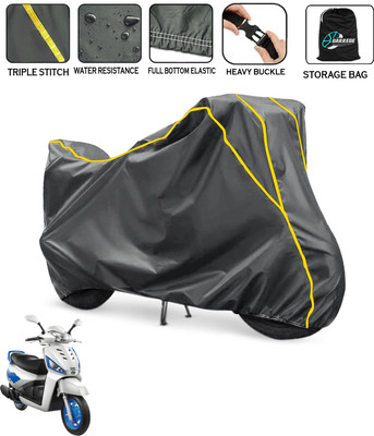 AUTOBIRSA Waterproof Two Wheeler Cover for Mahindra(Gusto Electric, Grey)