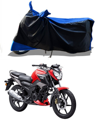 DeepShakshi AUTOMOTIVE Waterproof Two Wheeler Cover for TVS(RED 125, Blue)