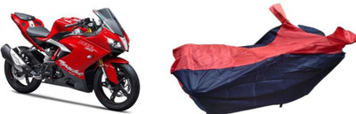 malti Two Wheeler Cover for TVS(Apache RTR 310, Red, Blue)