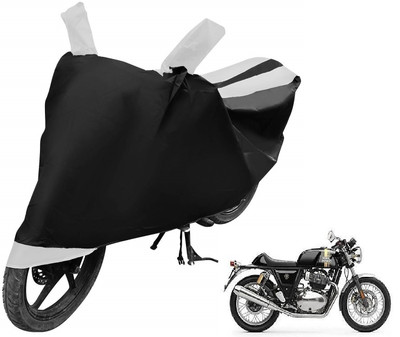 MOCKHE Two Wheeler Cover for Royal Enfield(Continental GT 650, White)