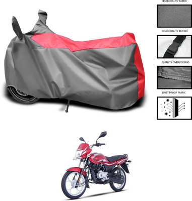 CODOKI Waterproof Two Wheeler Cover for Bajaj(CT100, Grey, Blue)