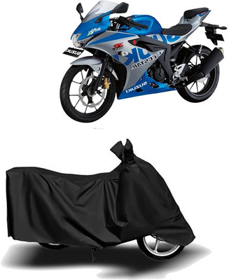 starmick Waterproof Two Wheeler Cover for Suzuki(GSX R150, Black)
