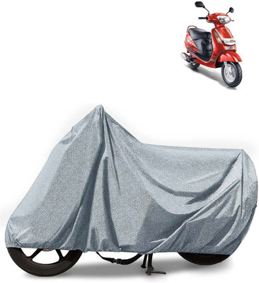 Kingsway Waterproof Two Wheeler Cover for Mahindra(Duro, Silver)