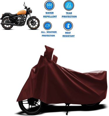 AASHTIK MART Two Wheeler Cover for Royal Enfield(Thunderbird 500, Maroon)