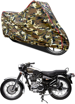 PAGORA Waterproof Two Wheeler Cover for Royal Enfield(Electra Delux, Yellow)