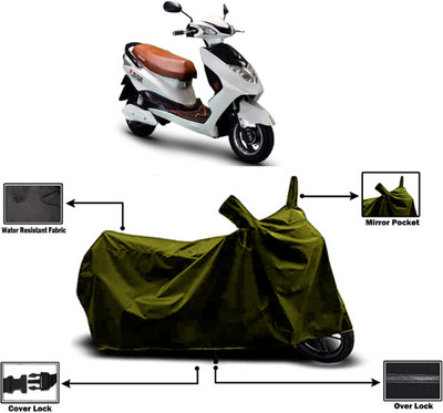 Amexride Two Wheeler Cover for Okinawa(Raise, Green)