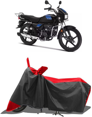 AASHTIK MART Two Wheeler Cover for Hero(Splendor Plus, Red)