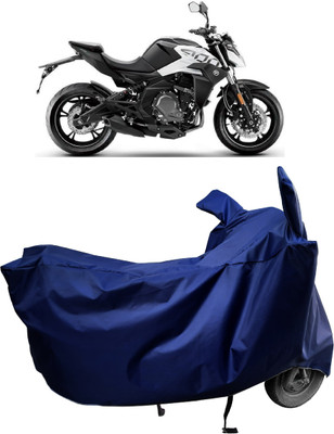 Amexride Two Wheeler Cover for CFMoto(400NK BS6, Blue)