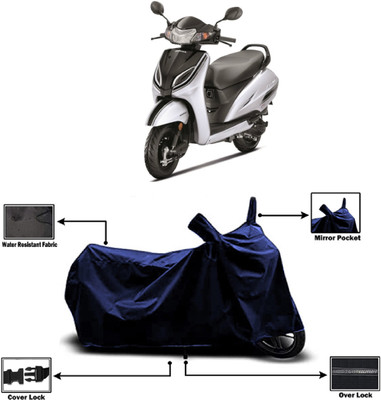 Amexride Two Wheeler Cover for Honda(Activa 5G, Blue)