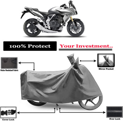 Amexride Two Wheeler Cover for Honda(CBF 1000, Grey)