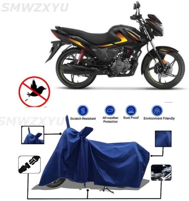 smwzxyu Waterproof Two Wheeler Cover for Hero(Glamour FI, Blue)