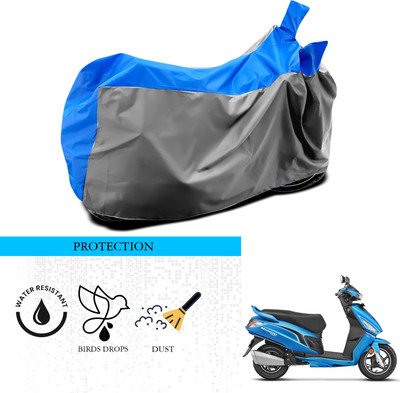 GOSHIV-car and bike accessories Waterproof Two Wheeler Cover for Hero(Maestro, Grey, Blue)