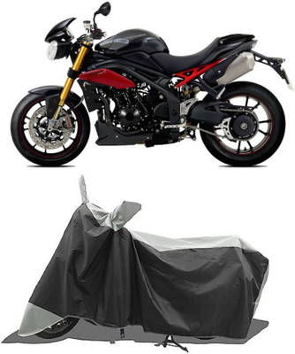 GROFATIK Two Wheeler Cover for Triumph(Speed Triple ABS, Grey)