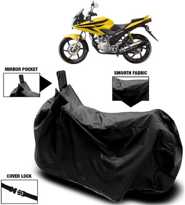 MMSSTAR Waterproof Two Wheeler Cover for Honda(Stunner CBF, Black)