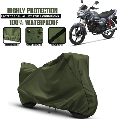 OliverX Waterproof Two Wheeler Cover for Royal Enfield(Himalayan, Green, Black)