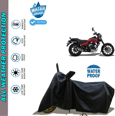 AutoGalaxy Waterproof Two Wheeler Cover for Bajaj(Avenger 150 Street, Black)