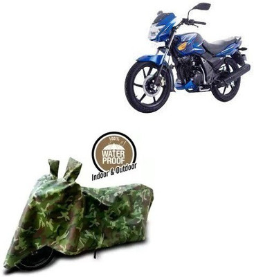 ENTIRELY ELITE Waterproof Two Wheeler Cover for TVS(Flame SR125, Multicolor)