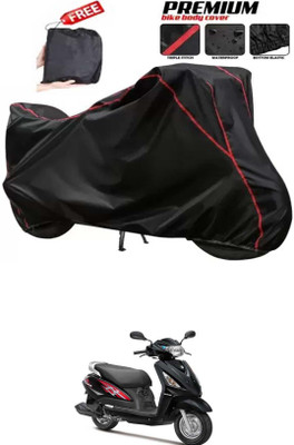 DeepShakshi AUTOMOTIVE Two Wheeler Cover for Suzuki(Swish 125, Black)