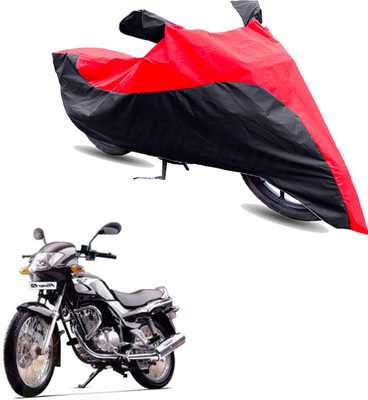 Motodreka Two Wheeler Cover for TVS(Fiero F2, Red, Black)