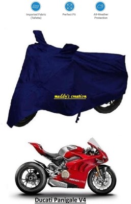 AutoRash Waterproof Two Wheeler Cover for Ducati(Panigale, Blue)