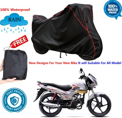 OliverX Waterproof Two Wheeler Cover for Mahindra(Centuro Rockstar, Black)