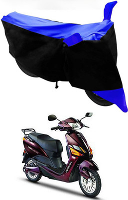 Furious3D Two Wheeler Cover for Hero(Electric Optima Plus, Blue, Black)