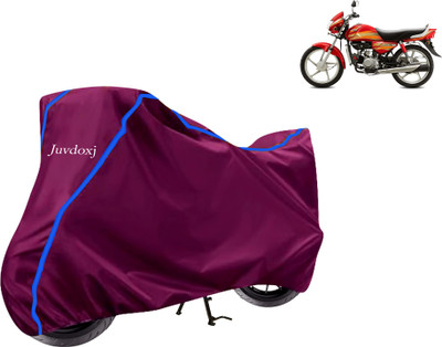 Juvdoxj Two Wheeler Cover for Hero(HF Deluxe, Multicolor)