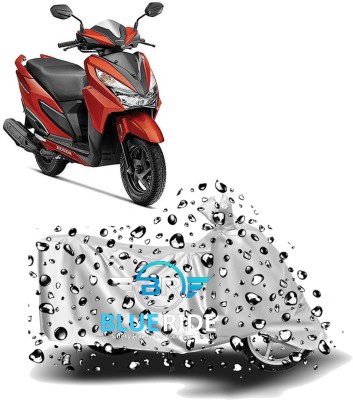 BLUERIDE Two Wheeler Cover for Honda(Grazia, Silver)