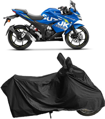MMSSTAR Waterproof Two Wheeler Cover for Suzuki(Gixxer Special Edition BS6, Black)