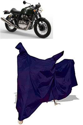 Amexride Two Wheeler Cover for Royal Enfield(Continental GT, Blue)