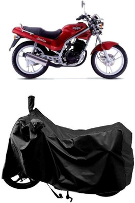 AutoKick Two Wheeler Cover for Kinetic(GF 125, Black)
