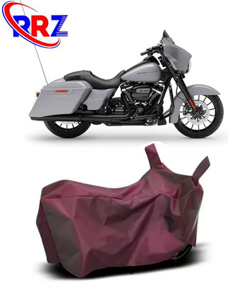 RRZ Waterproof Two Wheeler Cover for Harley Davidson(Street Glide Special, Maroon)
