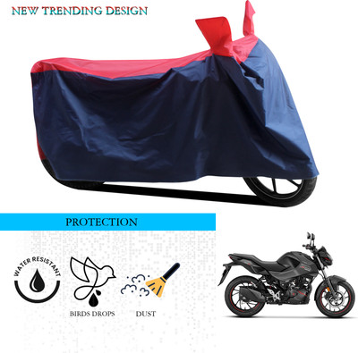 ANTHUB Waterproof Two Wheeler Cover for Hero(CBZ Extreme, Black, Red)