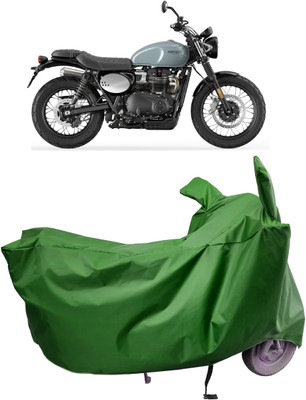 Amexride Two Wheeler Cover for Triumph(Street Scrambler BS6, Maroon)