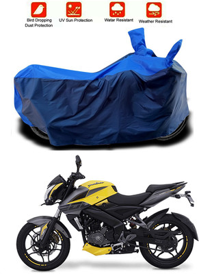 Mdstar Waterproof Two Wheeler Cover for Bajaj(Pulsar NS200, Blue, Blue)